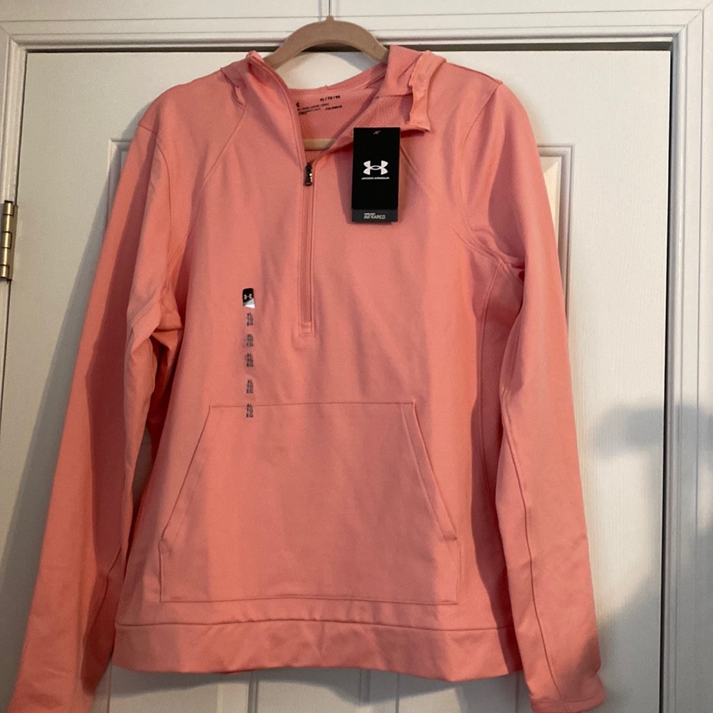 NWT Under Armour Performance Tech Hooded Half-Zip Size XL